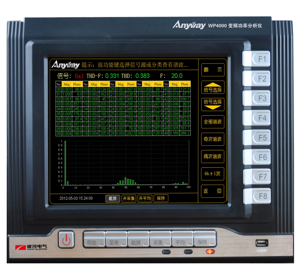 电力谐波分析仪-WP4000变频功率分析仪