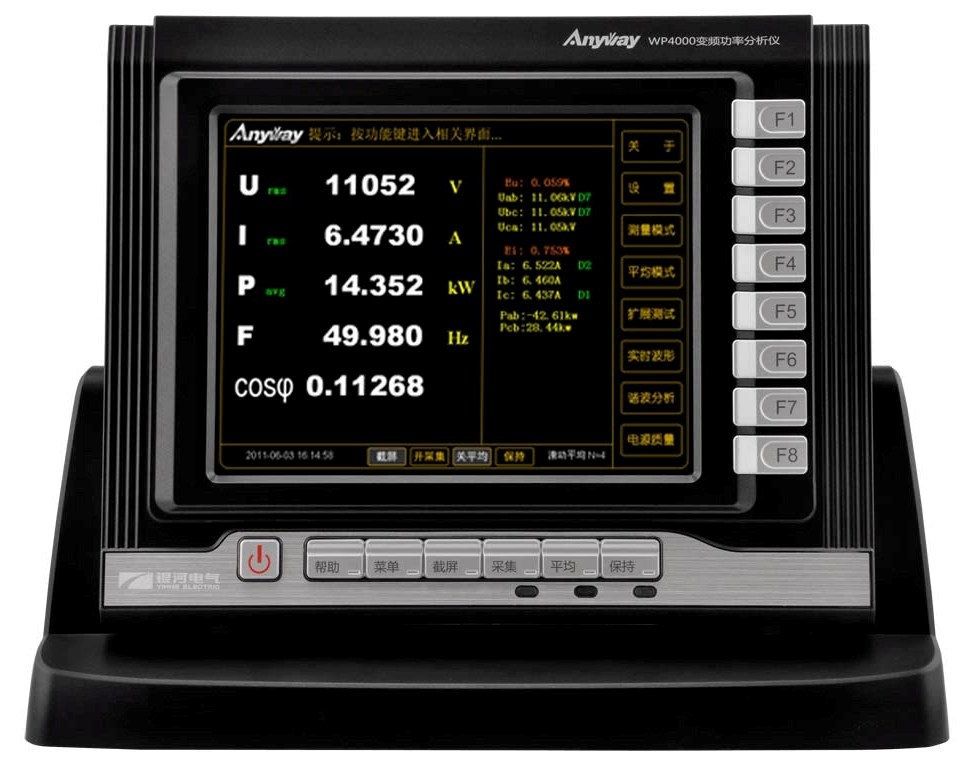 变频电量测量仪器的国家计量基准-WP4000变频功率分析仪