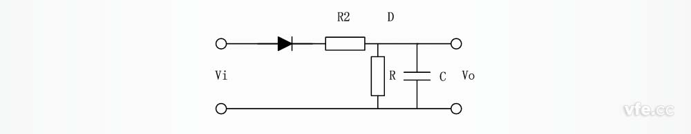 交流电压峰值检波电路模型