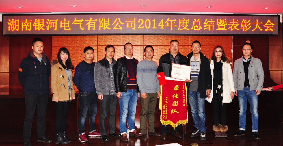 湖南银河电气有限公司2014年度总结暨表彰大会08
