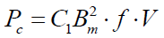 磁滞损耗Pc的计算公式