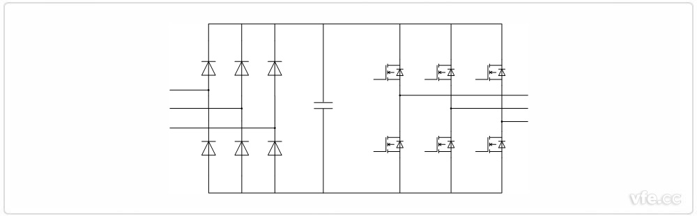  二电平变频器主电路结构