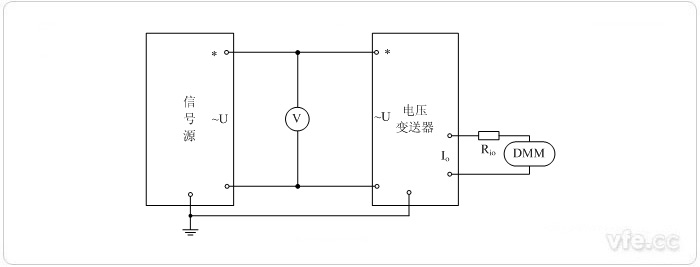 电流输出型电压变送器电压校准接线图